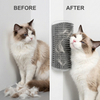 CURAPETS Cat Corner Massage Grooming Brush