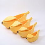 CURAPETS Banana Bliss Plush Pet Bed