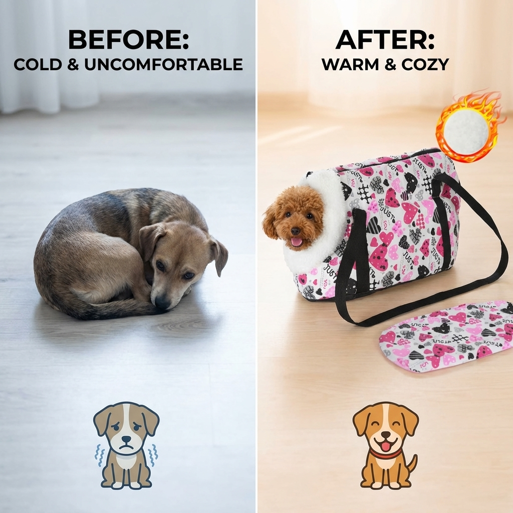 CURAPETS Classic Soft Pet Sling Carrier