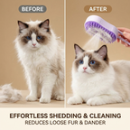 CURAPETS Steamy Electric Grooming Brush