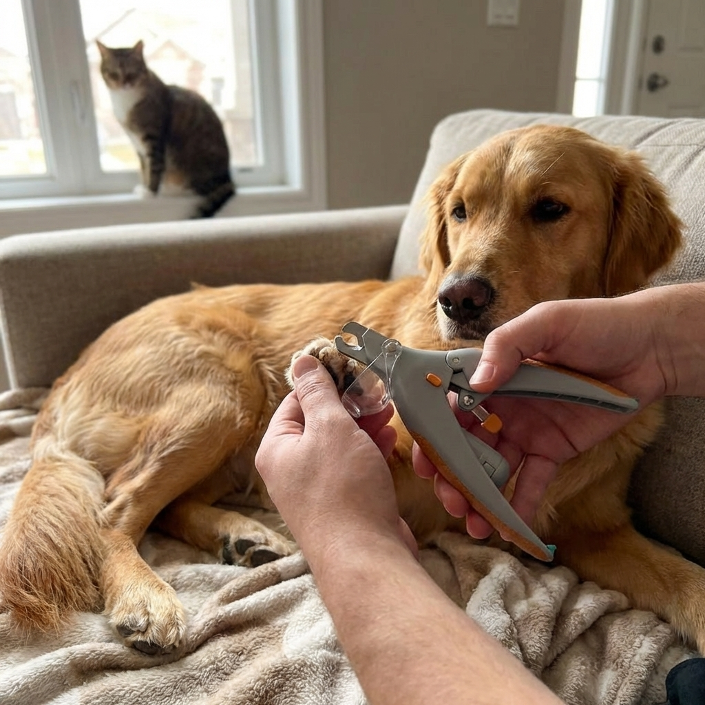 CURAPETS LED Precision Pet Nail Clippers