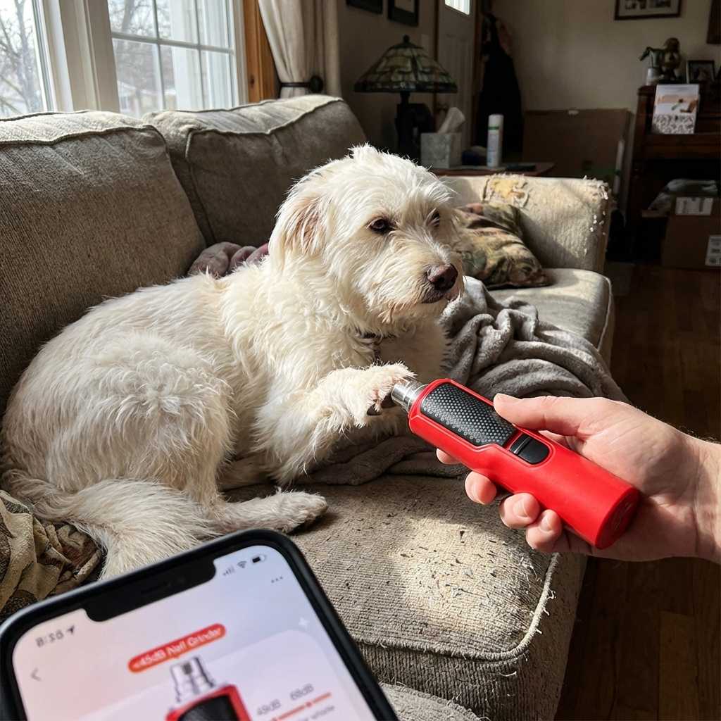 CURAPETS LED Precision Pet Nail Grinder