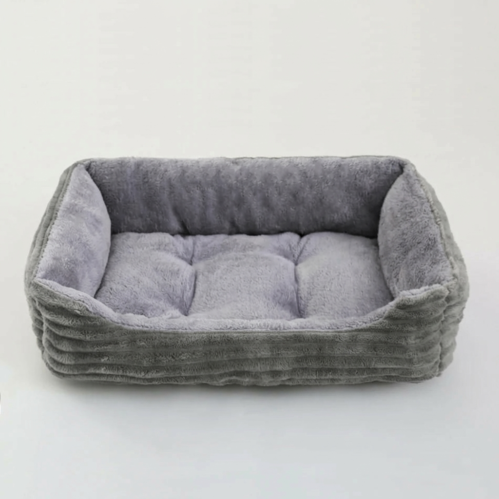 CURAPETS Calming Plush Square Pet Bed