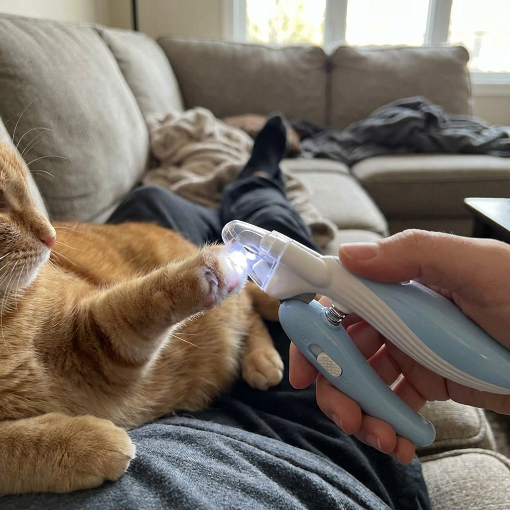 CURAPETS LED Precision Pet Nail Clippers