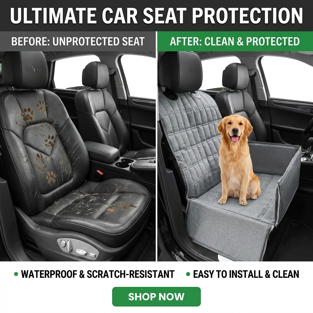 CURAPETS Oxford Hammock Pet Car Seat Carrier