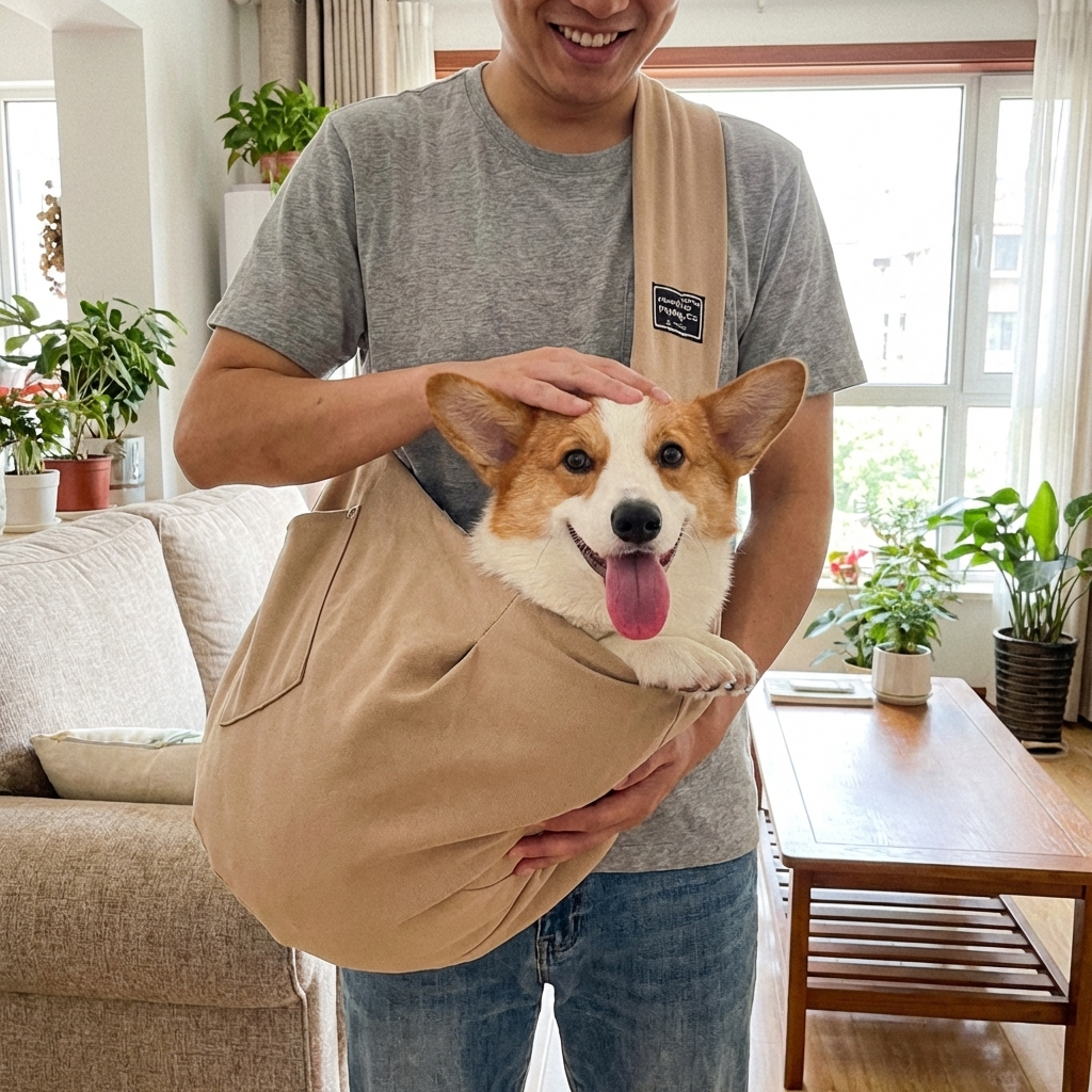 CURAPETS Cozy Sling Pet Carrier