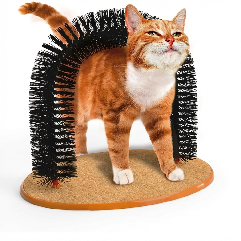 CURAPETS Self-Grooming Arch Cat Spa Toy