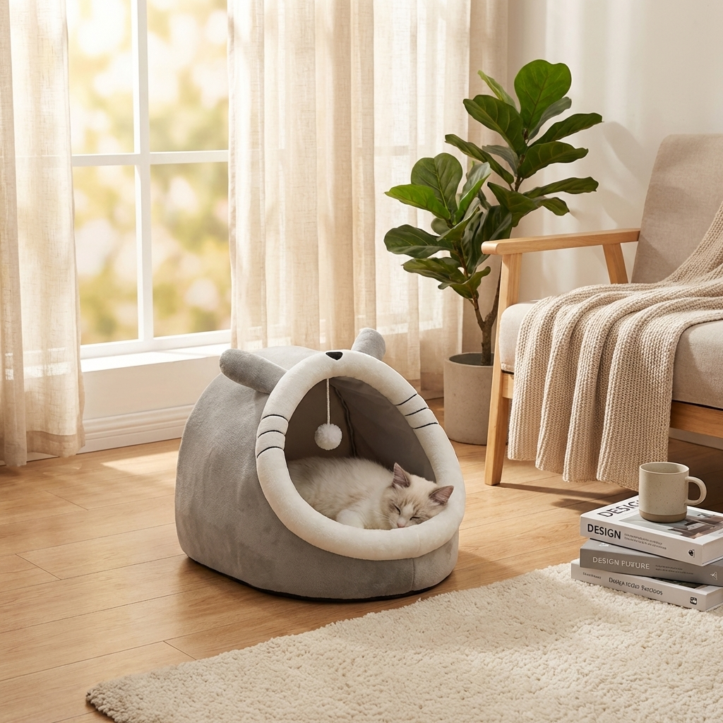 CURAPETS Cozy Tent Cave Bed