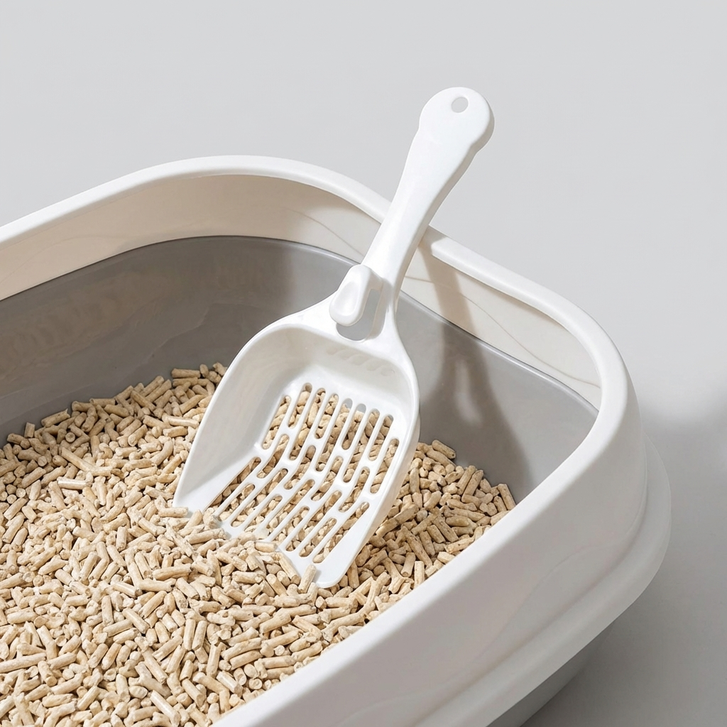 CURAPETS Semi-Enclosed Spatter-Proof Litter Box