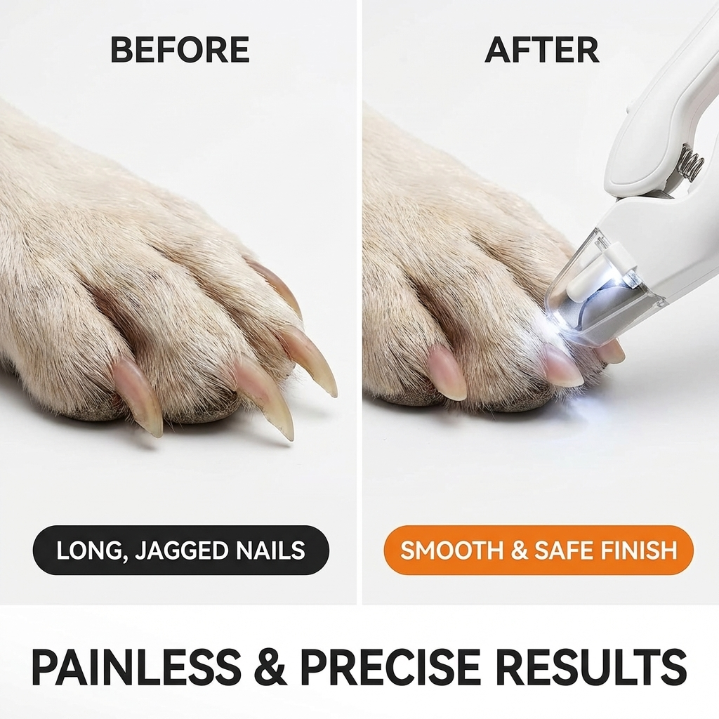 CURAPETS QuietCare LED Pet Nail Grinder