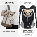 CURAPETS ComfortClose Pet Travel Backpack Carrier
