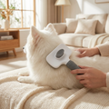 CURAPETS 2-in-1 Massaging Deshedding Brush