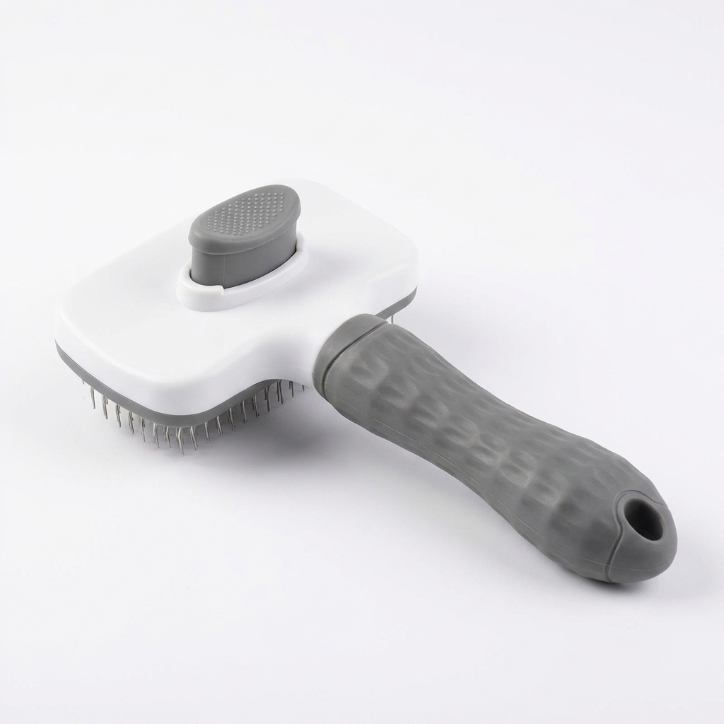 CURAPETS 2-in-1 Massaging Deshedding Brush
