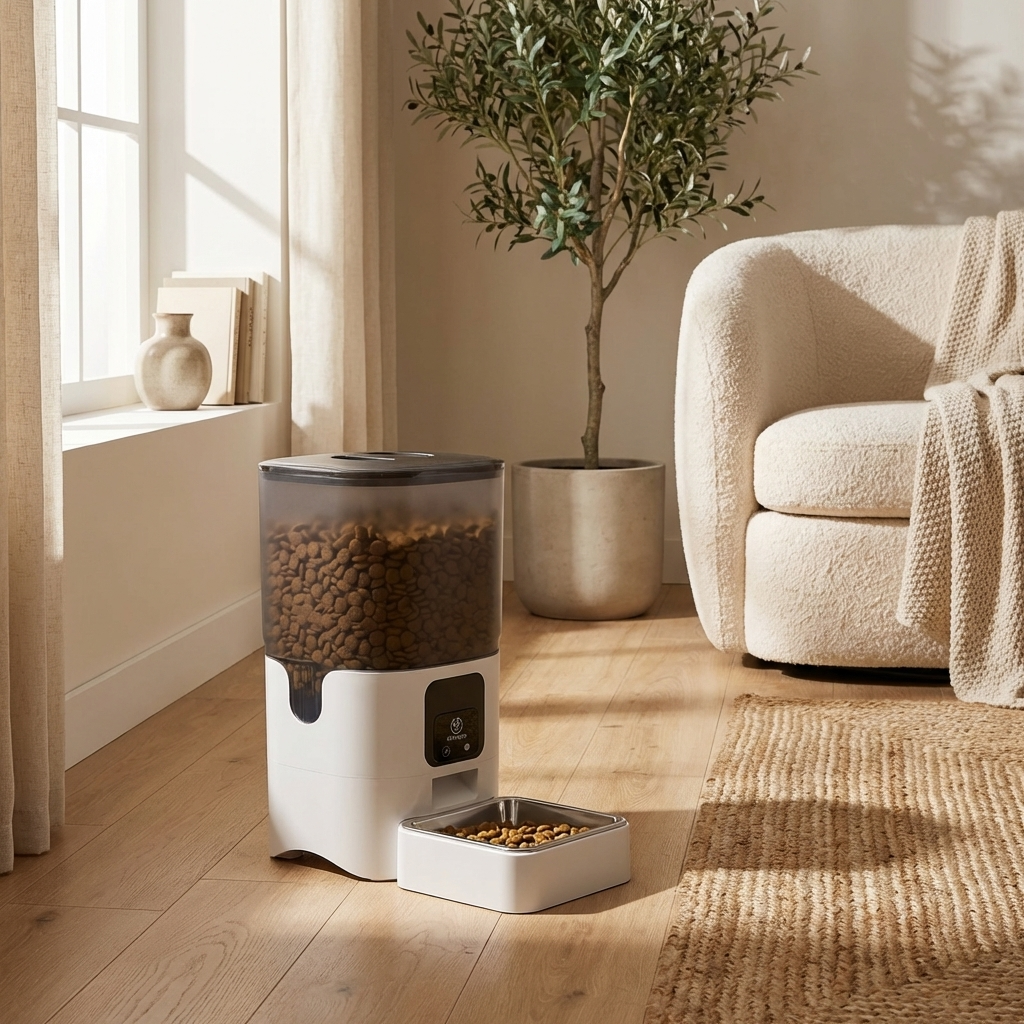 CURAPETS 6L Smart Automatic Pet Feeder
