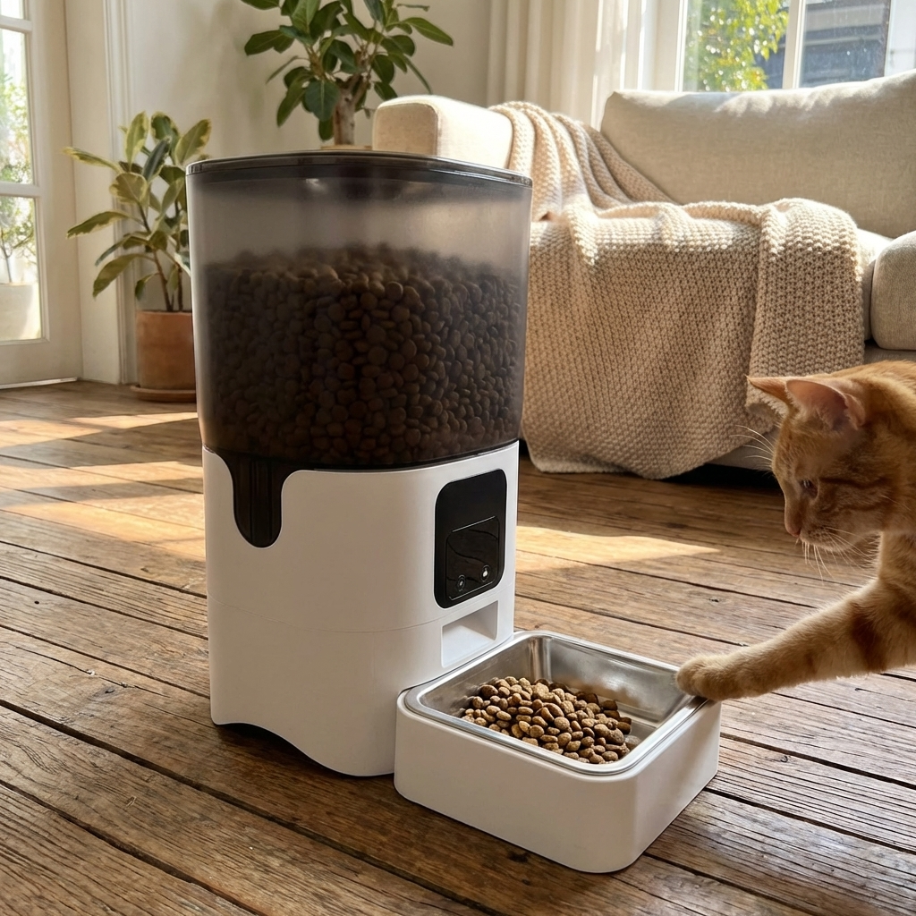 CURAPETS 6L Smart Automatic Pet Feeder
