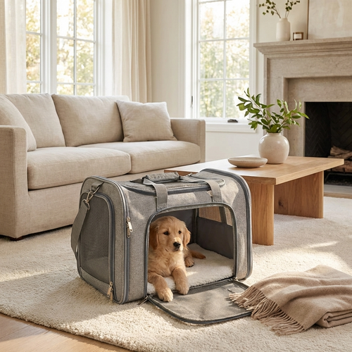 CURAPETS Claw-Defense Airline Pet Carrier
