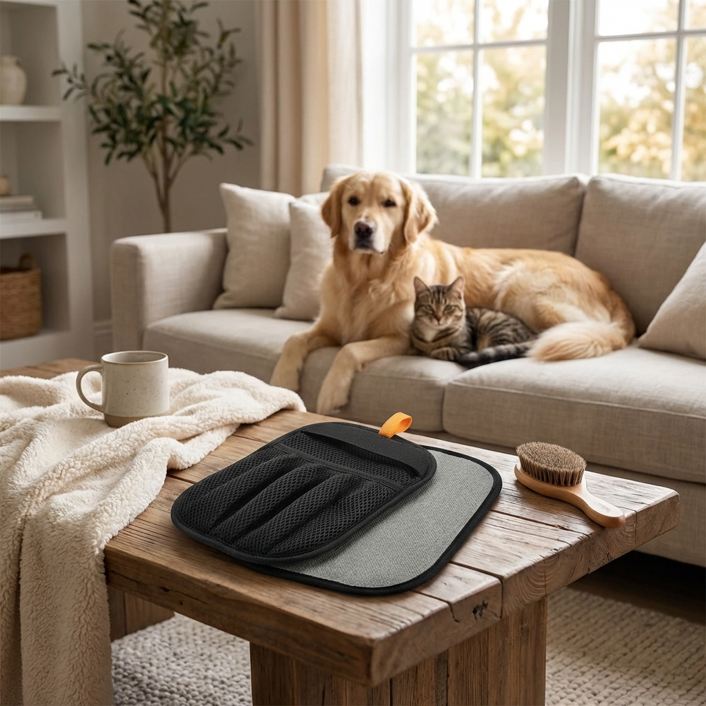 CURAPETS Electrostatic Pet Hair Remover Glove
