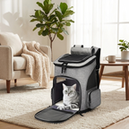 CURAPETS Expandable Pet Carrier Backpack