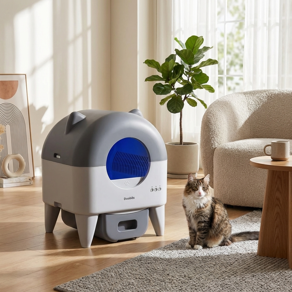 CURAPETS LunaPurr Smart Self-Cleaning Litter Box