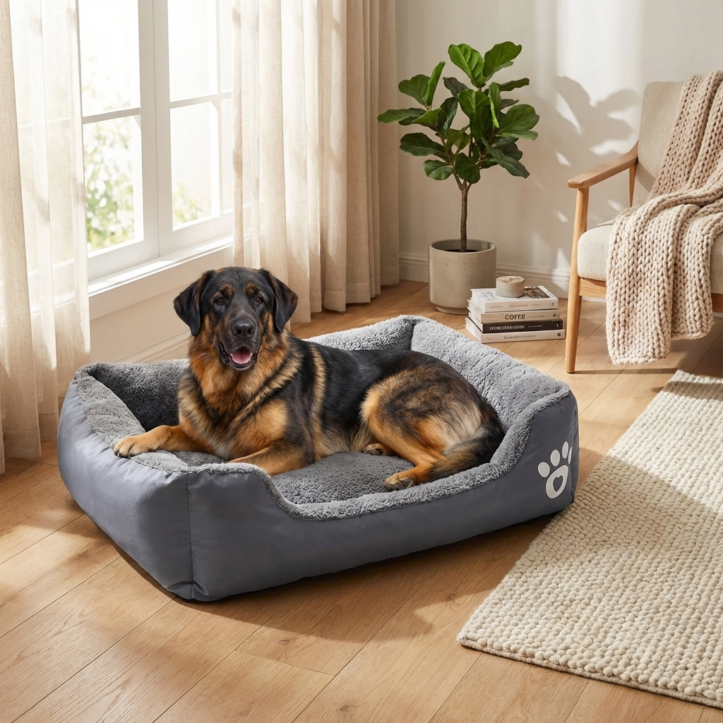 CURAPETS Soft Square Winter Dog Sofa Bed