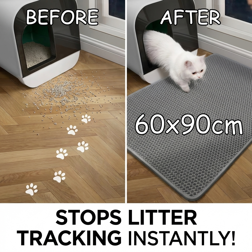 CURAPETS Premium Double Layer Cat Litter Mat