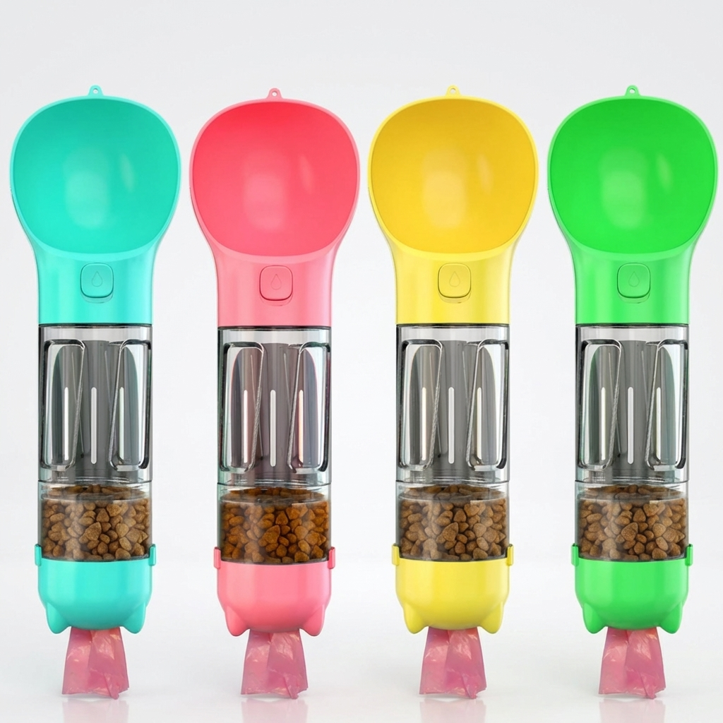 CURAPETS 3-in-1 Travel Hydration Bottle