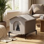 CURAPETS CozyShield Outdoor Pet Cave Bed