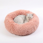 CURAPETS Plush Round Calming Pet Bed