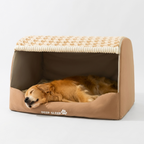 CURAPETS Quilted Dog Den Pet Bed
