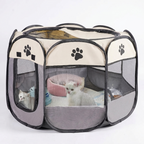 CURAPETS Foldable Octagonal Pet Playpen