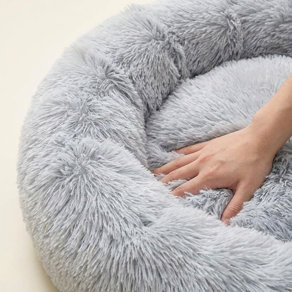 CURAPETS Plush Nest Dog & Cat Bed
