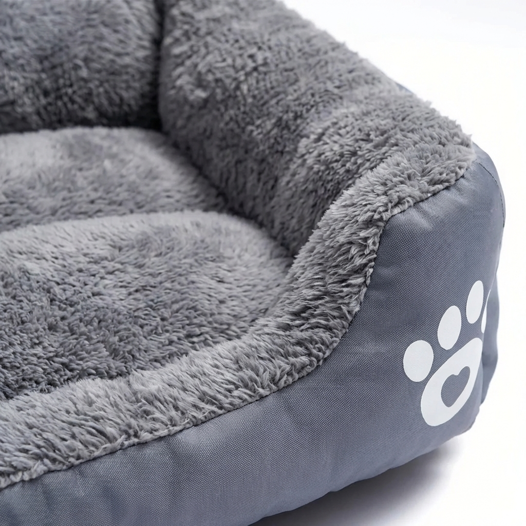 CURAPETS Soft Square Winter Dog Sofa Bed