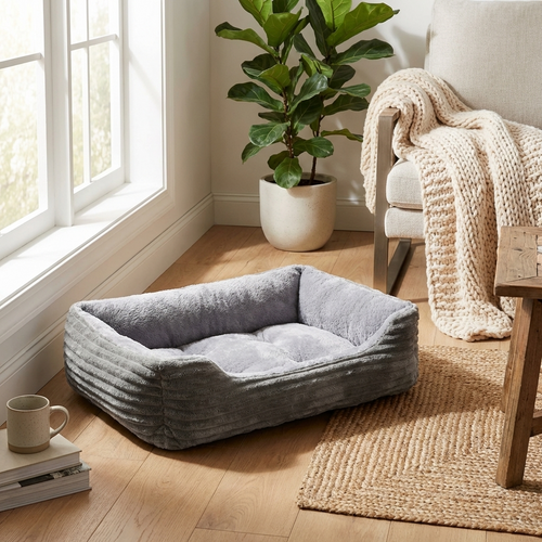 CURAPETS Calming Plush Square Pet Bed