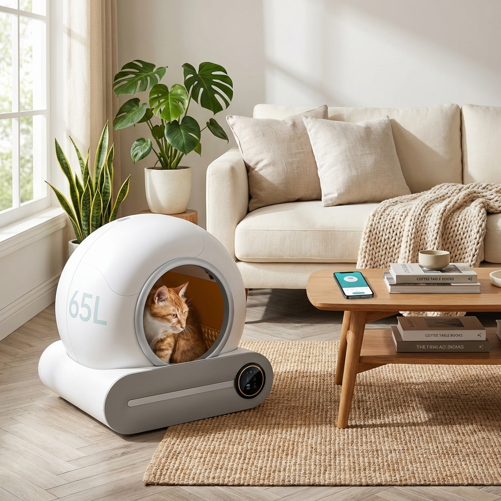 CURAPETS Smart Automatic 65L Cat Litter Box
