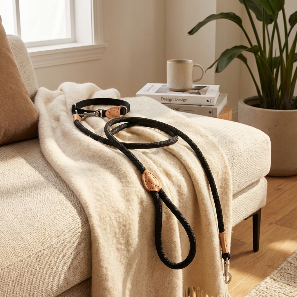 CURAPETS Braided Slip Rope Training Leash