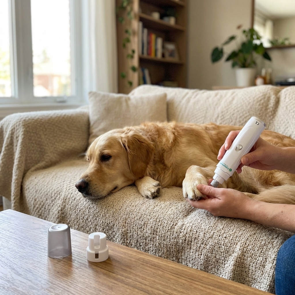 CURAPETS Quiet USB Dog Nail Grinder
