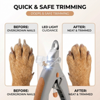 CURAPETS LED Precision Pet Nail Clippers