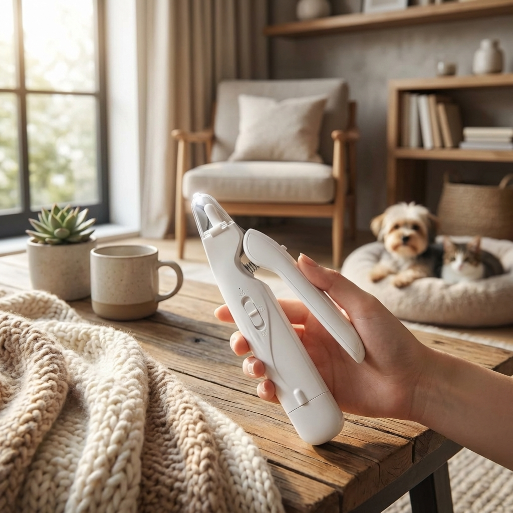 CURAPETS QuietCare LED Pet Nail Grinder