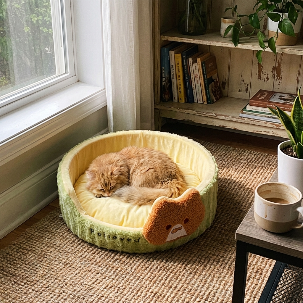 CURAPETS Cozy Nest Winter Pet Bed