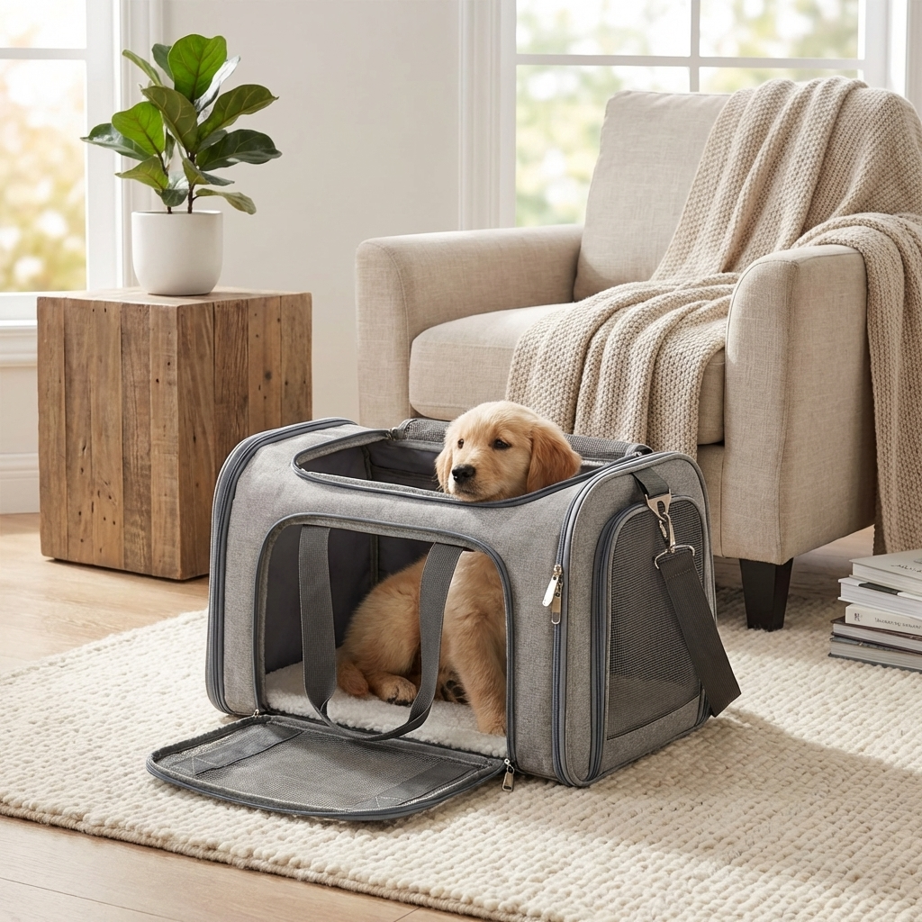 CURAPETS Claw-Defense Airline Pet Carrier