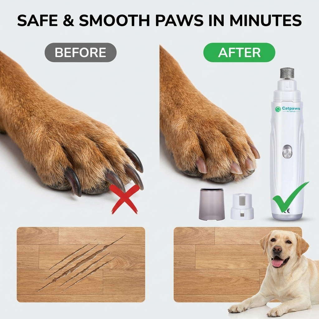 CURAPETS Quiet USB Dog Nail Grinder
