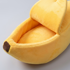 CURAPETS Banana Bliss Plush Pet Bed