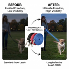 CURAPETS Reflective Training Leash