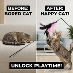 CURAPETS Premium Cat Teaser Wand Toy