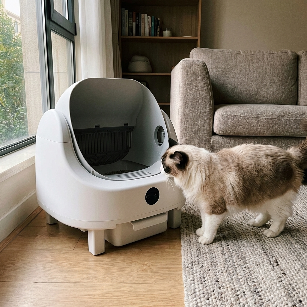 CURAPETS HeyboLux Smart Self-Cleaning Litter Box