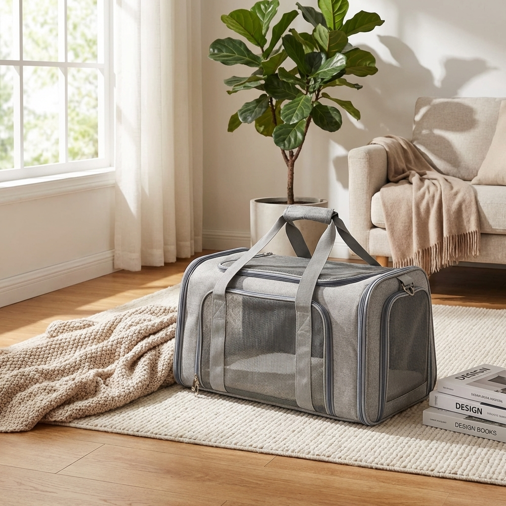 CURAPETS Claw-Defense Airline Pet Carrier