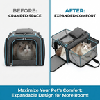 CURAPETS Foldable Travel Pet Carrier Bag