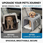 CURAPETS Claw-Defense Airline Pet Carrier