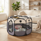 CURAPETS Foldable Octagonal Pet Playpen