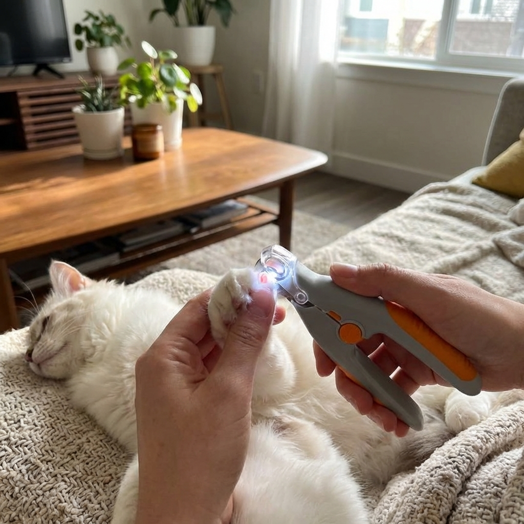 CURAPETS LED Precision Pet Nail Clippers